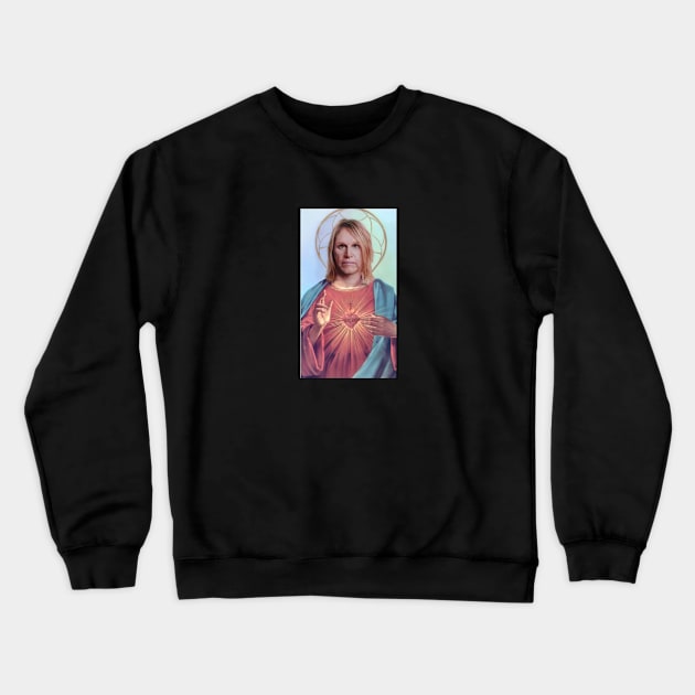 Buesy Christ, our lord and savior Crewneck Sweatshirt by obstinator